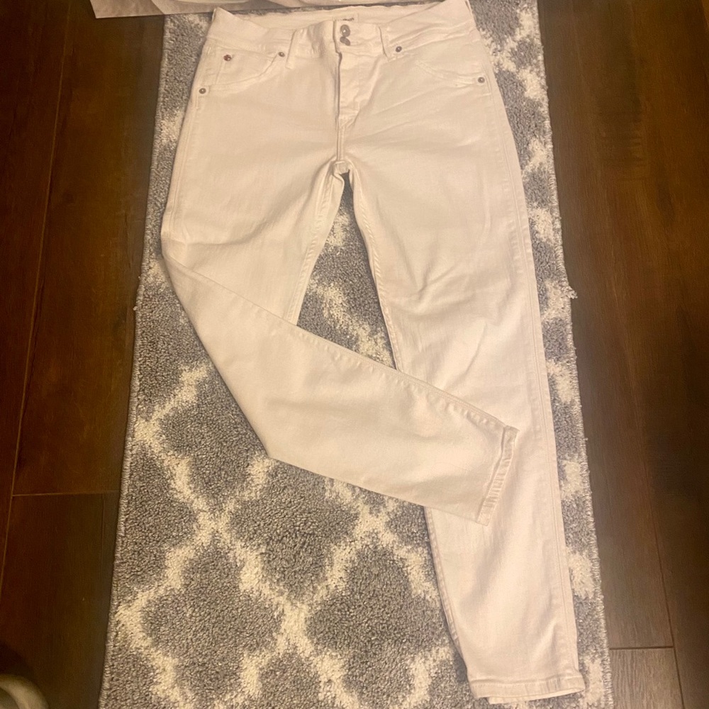 Hudson white jeans